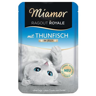 Miamor Ragout Royale Sensitive tuńczyk w galaretce 100 g × 22
