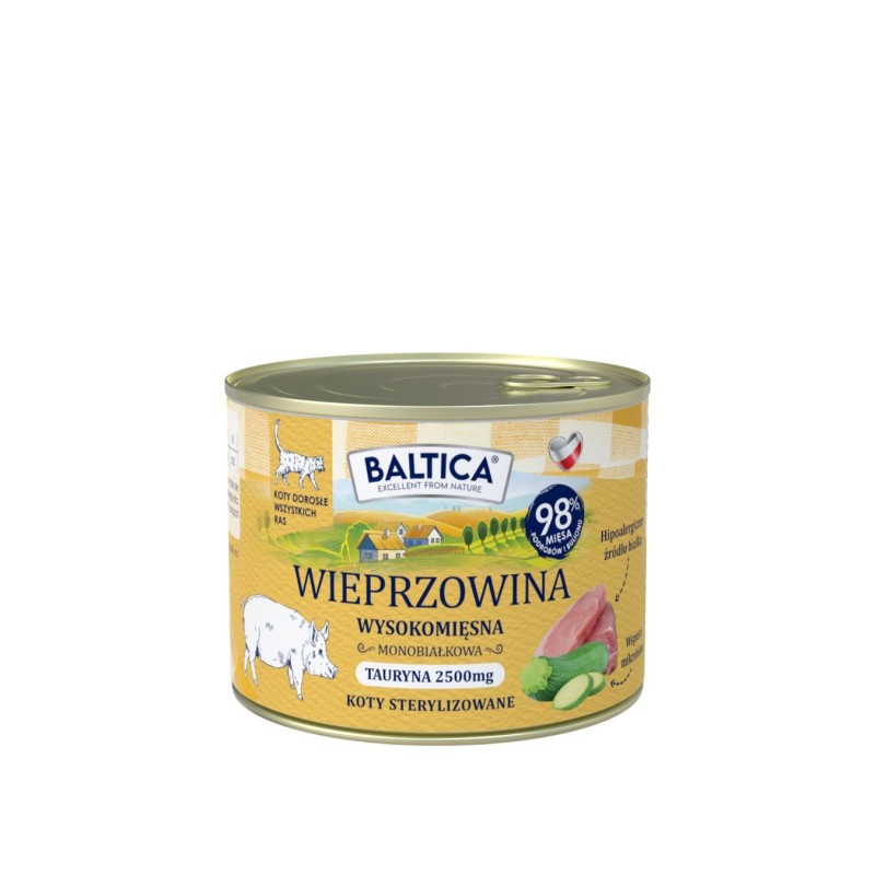 Baltica Smaki Regionów Sterilised wieprzowina adult 185 g