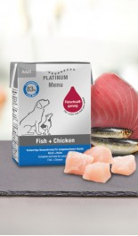 Platinum Menu kurczak, ryby adult 185 g