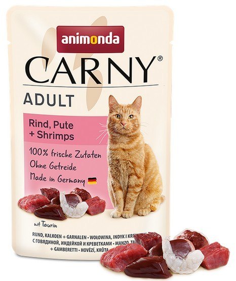 Animonda Carny wołowina, indyk, krewetki adult 85 g
