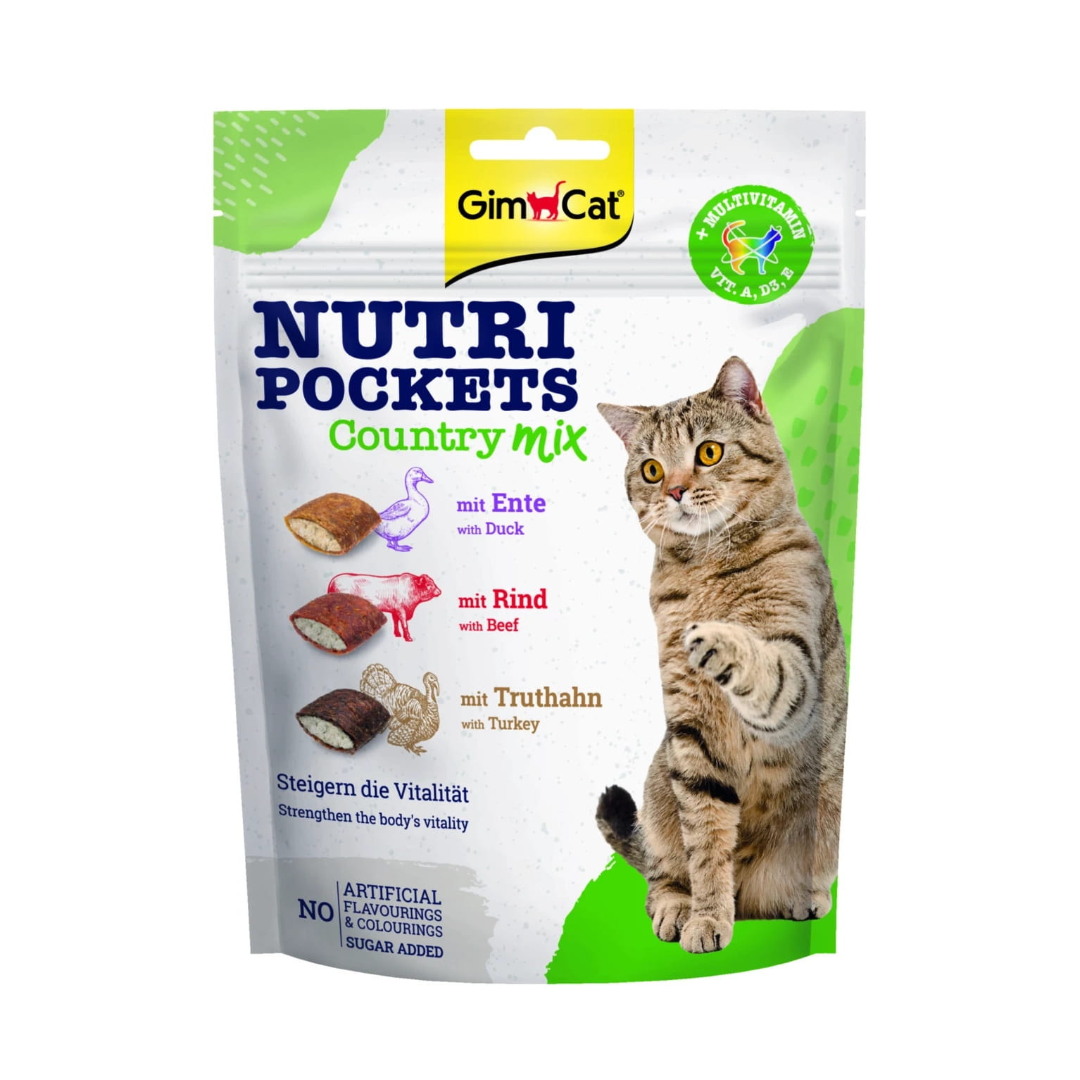 GimCat Nutri Pockets Digestive mix smaków 150 g