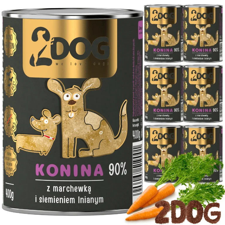 2Dog konina 400 g × 6