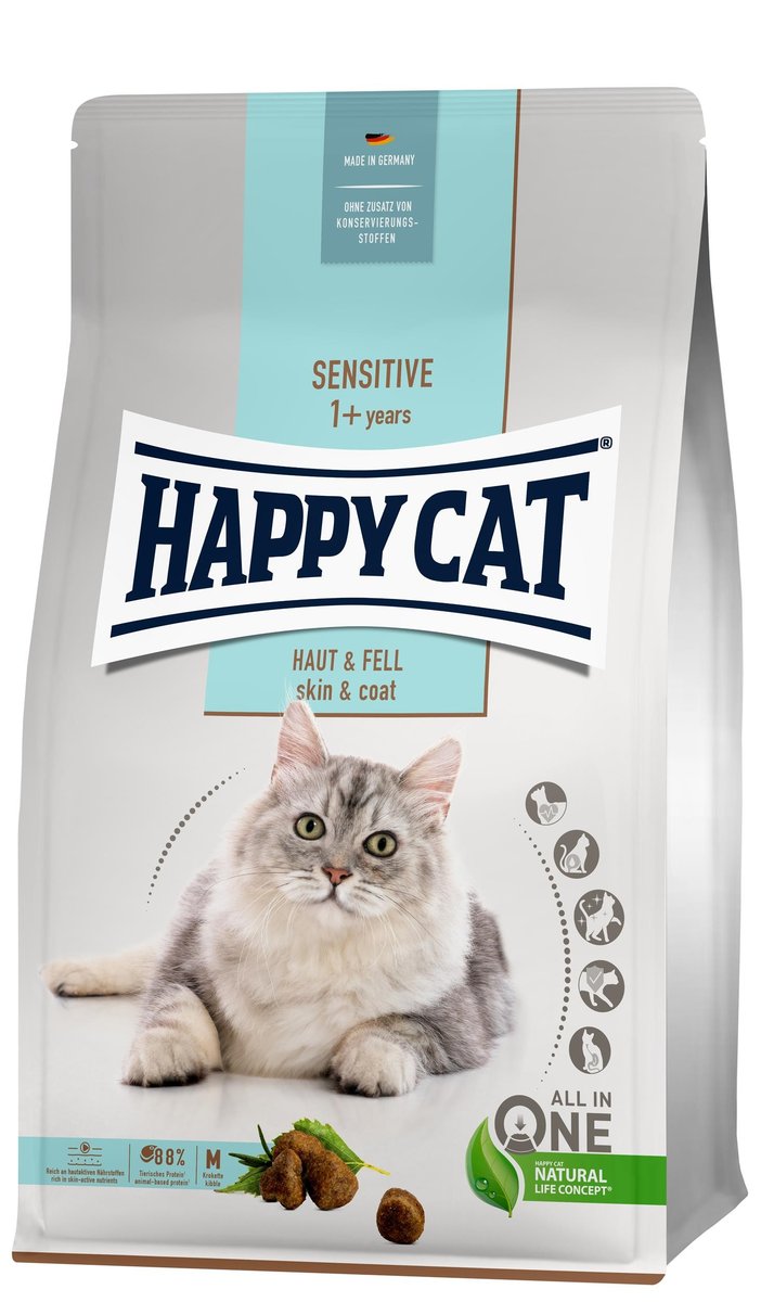 Happy Cat Sensitive kurczak, łosoś adult