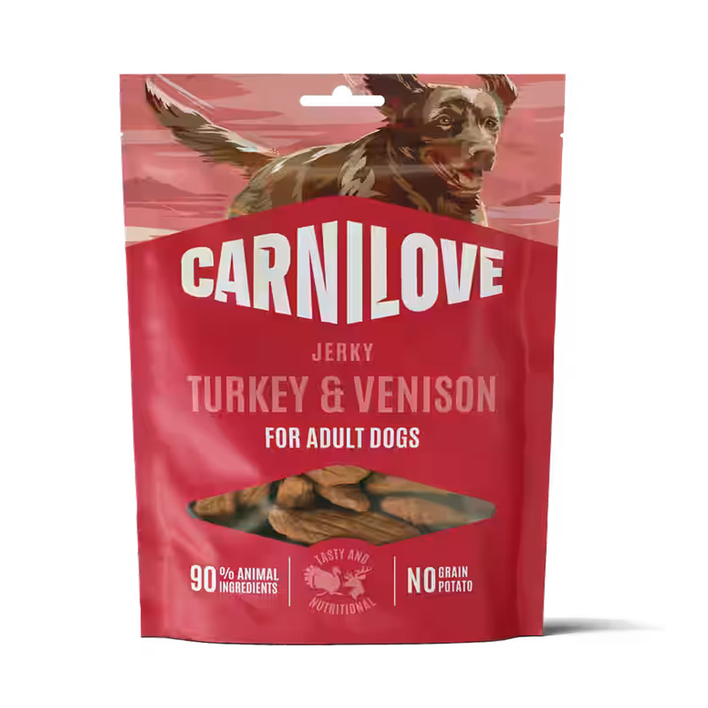 Carnilove Dog Jerky indyk, dziczyzna adult 100 g