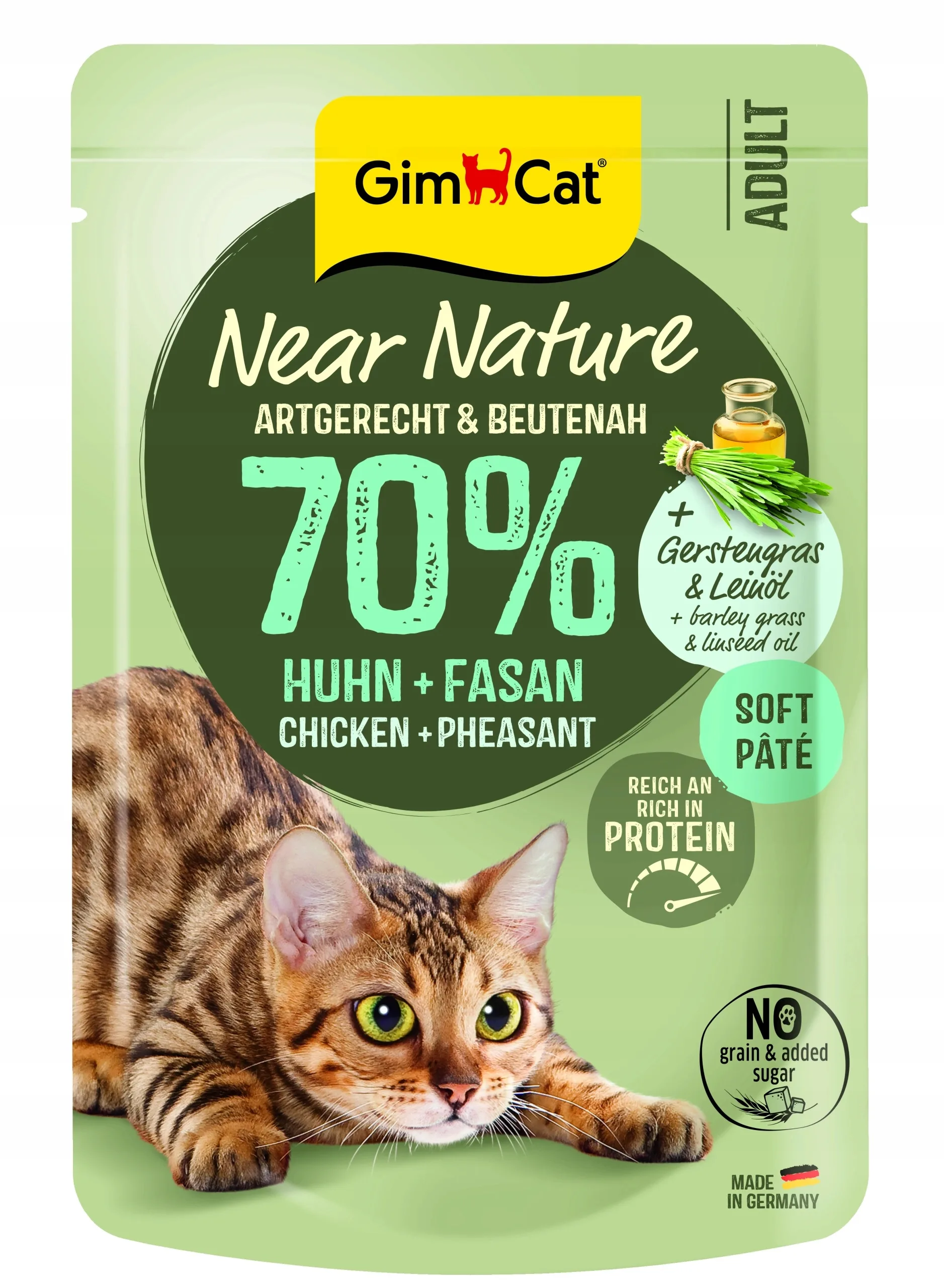 GimCat Near Nature bażant, kurczak pasztet adult 85 g