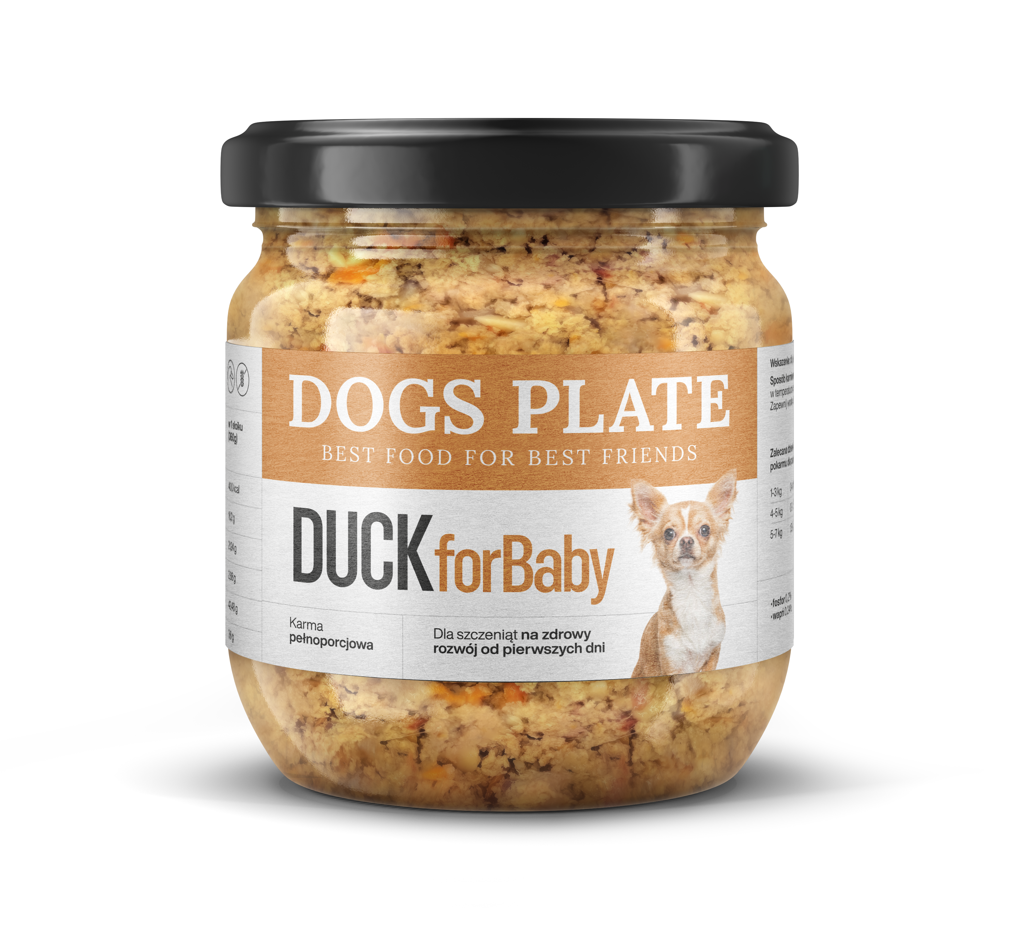 Dogs Plate For Baby kaczka 360 g