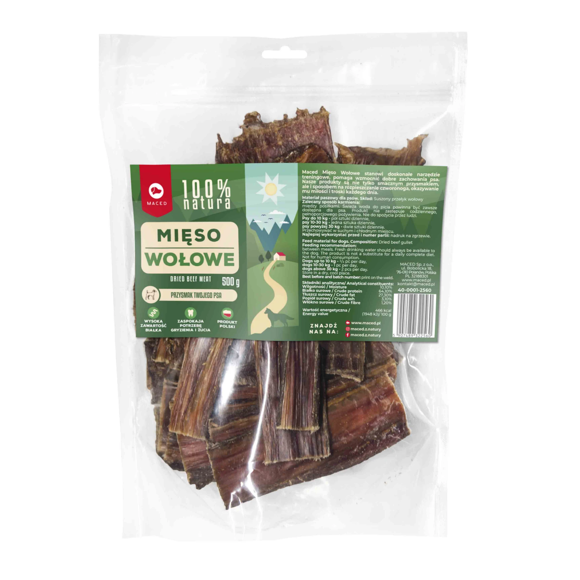 Maced 100% Natura wołowina 500 g