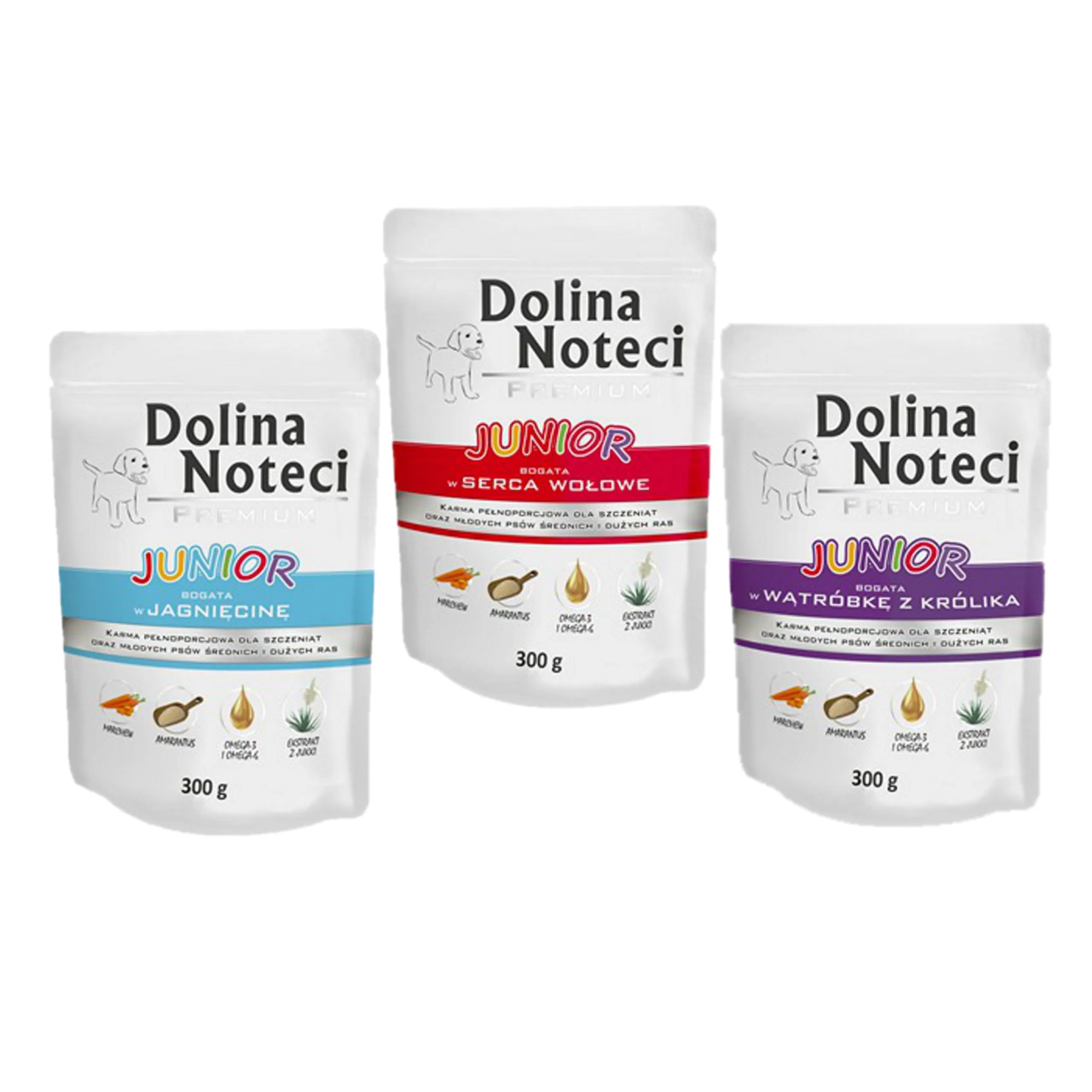 Dolina Noteci Premium mix smaków junior 300 g × 30