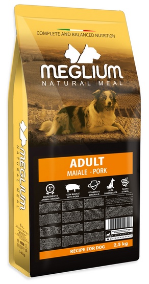 Meglium wieprzowina adult 2,5 kg