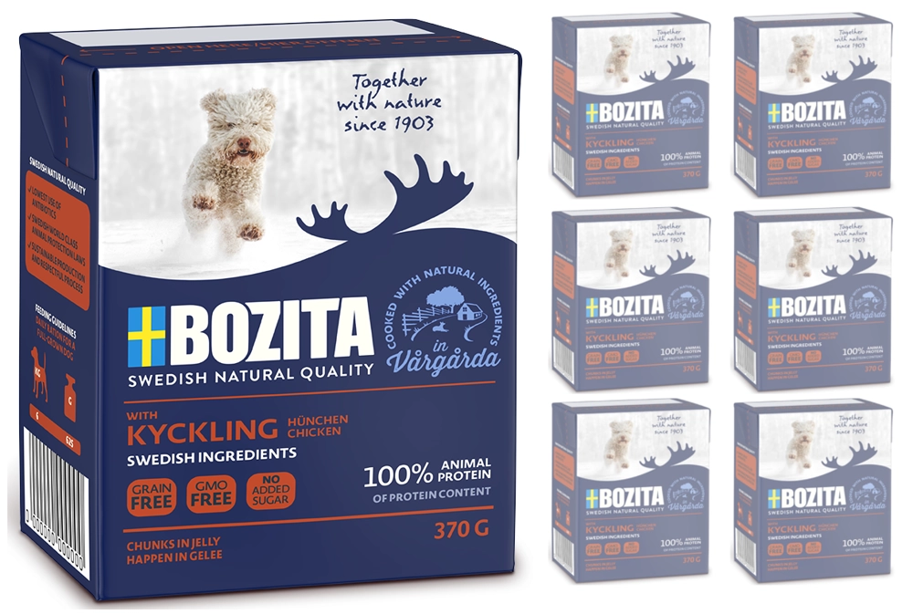 Bozita kurczak junior 370 g × 6