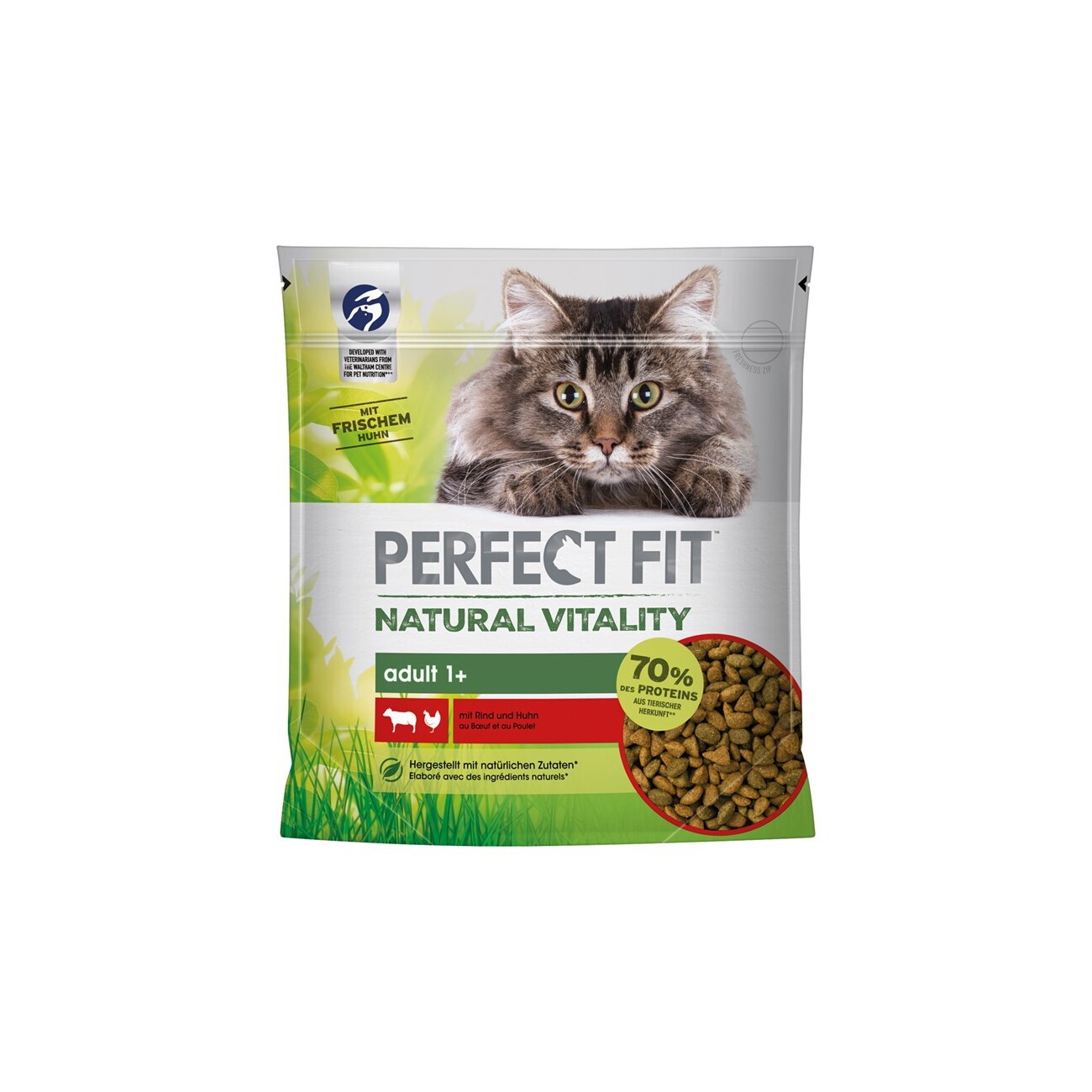 Perfect Fit Natural Vitality kurczak, wołowina adult 650 g