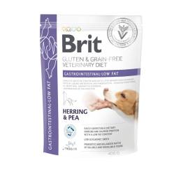 Brit Veterinary Diet Gastrointestinal Low Fat śledź 400 g