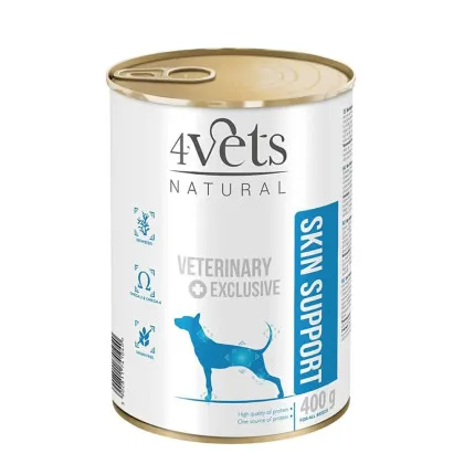 4Vets Natural Skin Support indyk 400 g