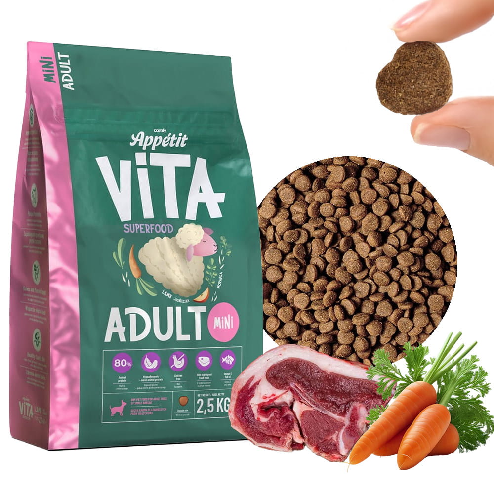 Comfy Appetit Vita Superfood jagnięcina adult małe rasy 2,5 kg