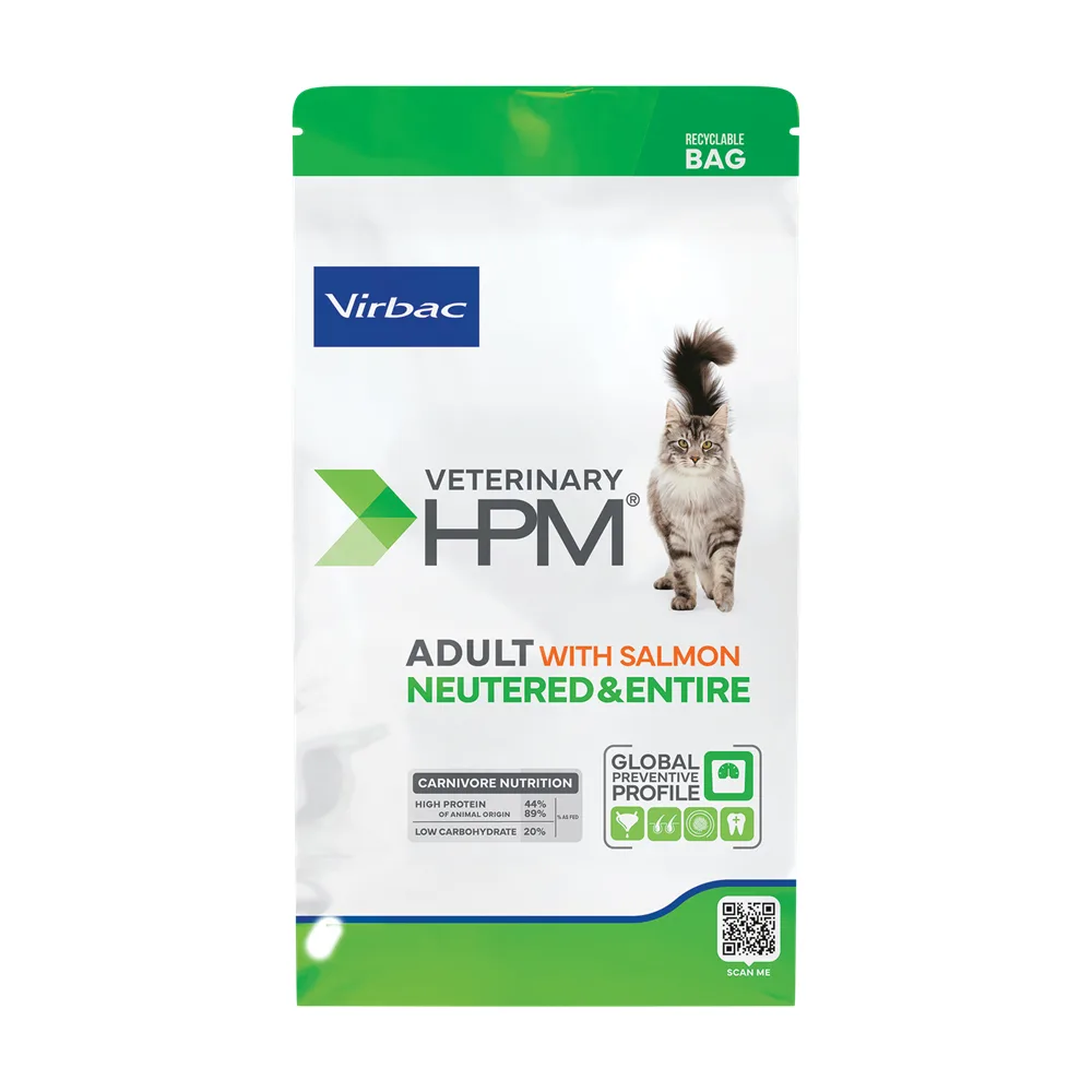 Virbac Veterinary HPM Sterilised łosoś adult 3 kg