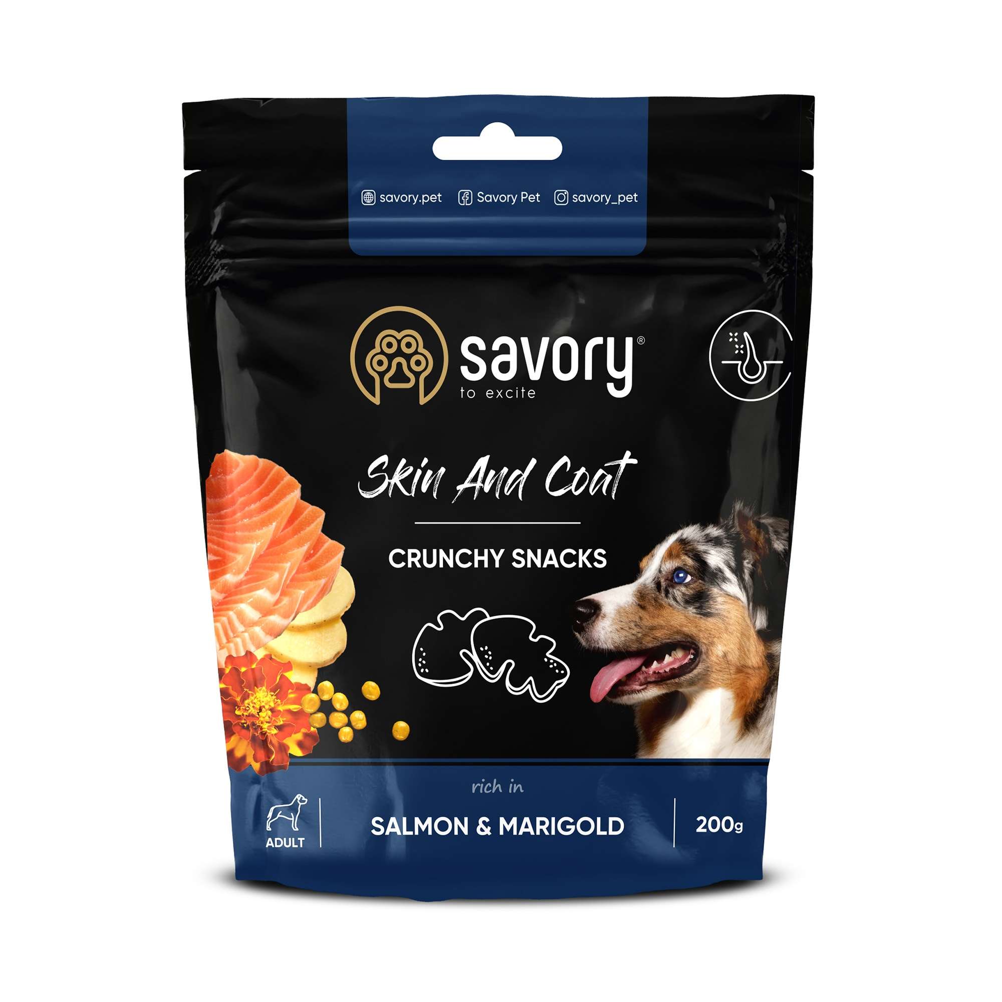 Savory łosoś adult 200 g × 6