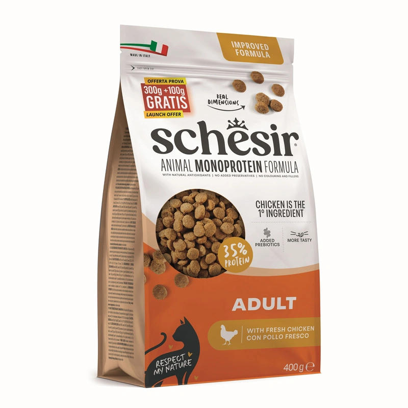 Schesir Animal Monoprotein Formula kurczak adult 400 g