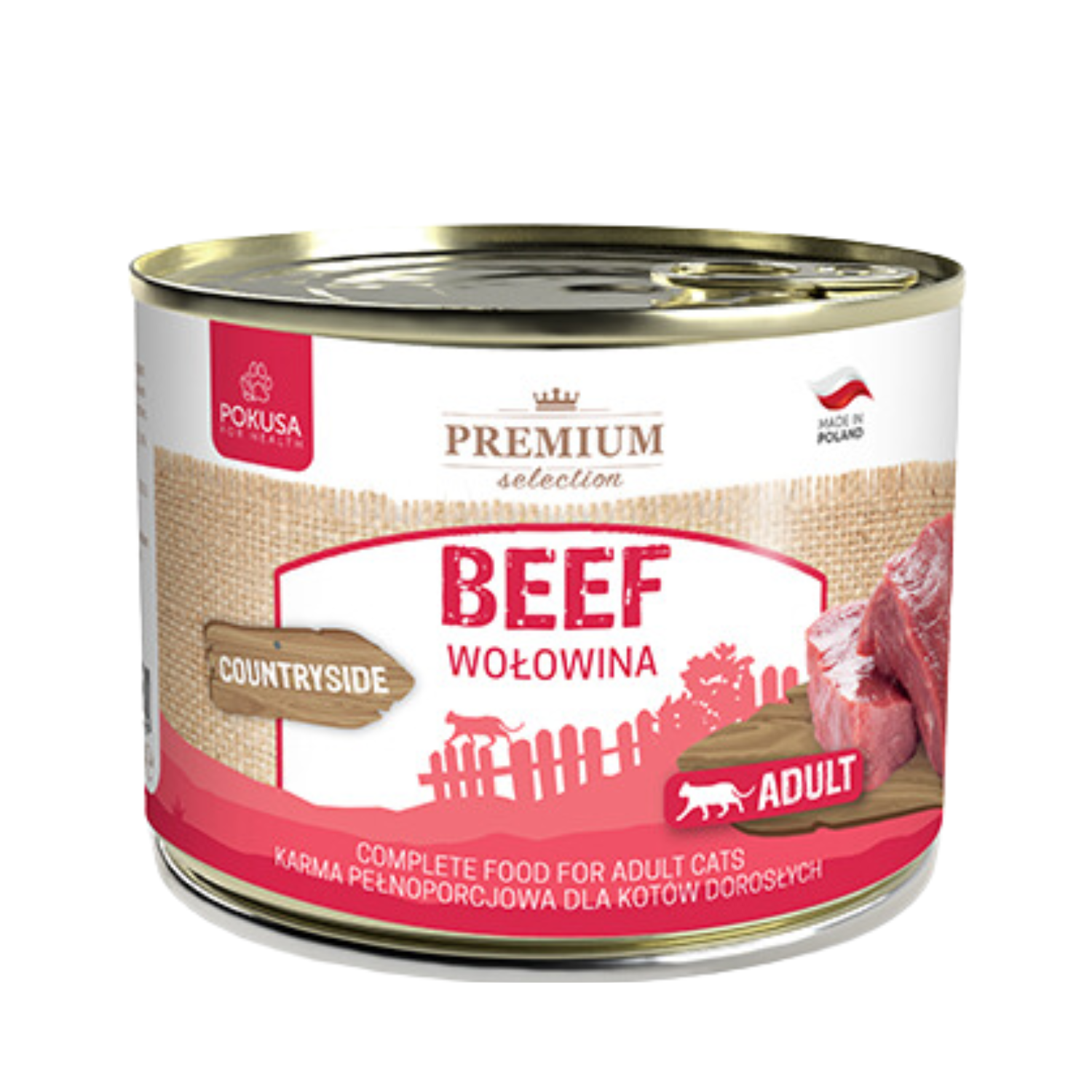 Pokusa Premium Selection wołowina adult 200 g