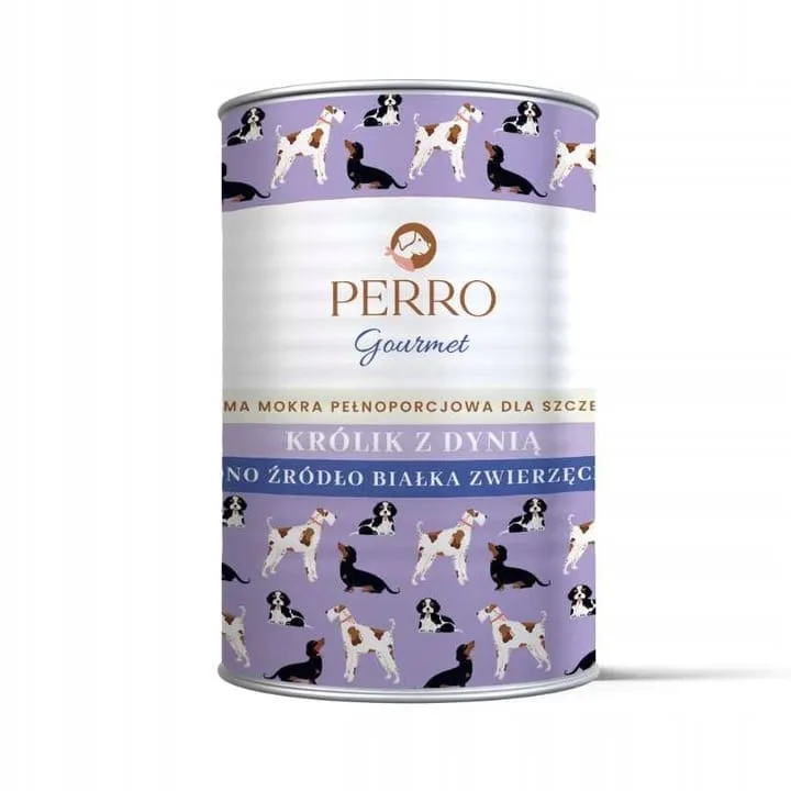 Perro królik z dynią junior 400 g
