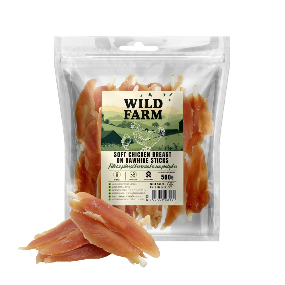 Wild Farm filet z piersi kurczaka na patyku 500 g