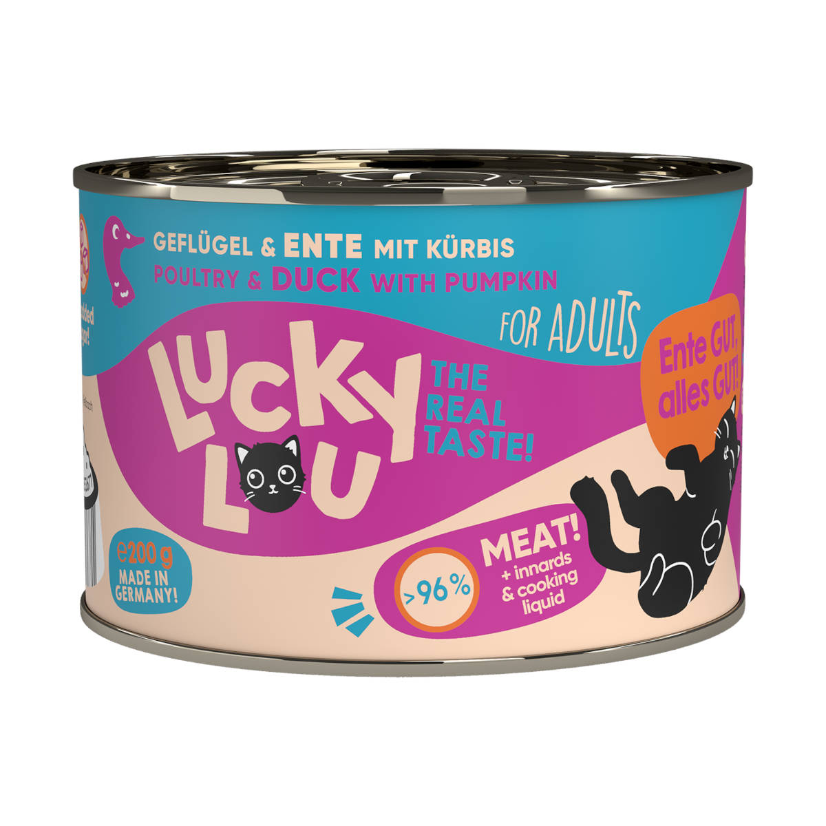 Lucky Lou Lifestage drób, kaczka adult 200 g