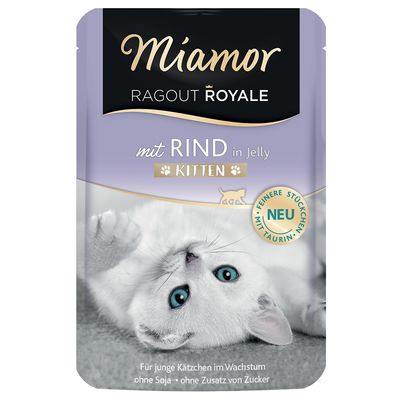Miamor Ragout Royale wołowina w galaretce kitten 100 g × 22