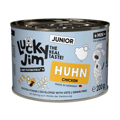Lucky Jim kurczak junior małe rasy 200 g × 6
