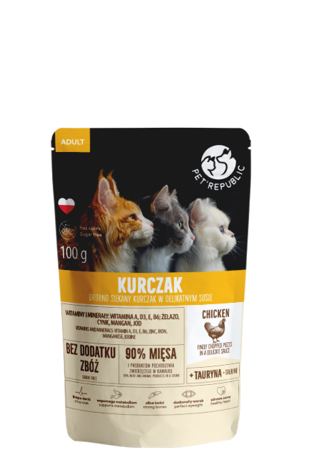 PetRepublic kurczak w sosie adult 100 g
