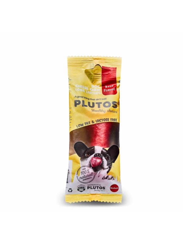 Plutos Cheese Chew wołowina średnie rasy