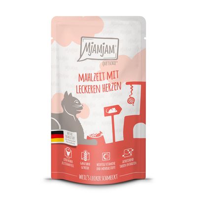 MjAMjAM Quetschie serca adult 125 g × 12