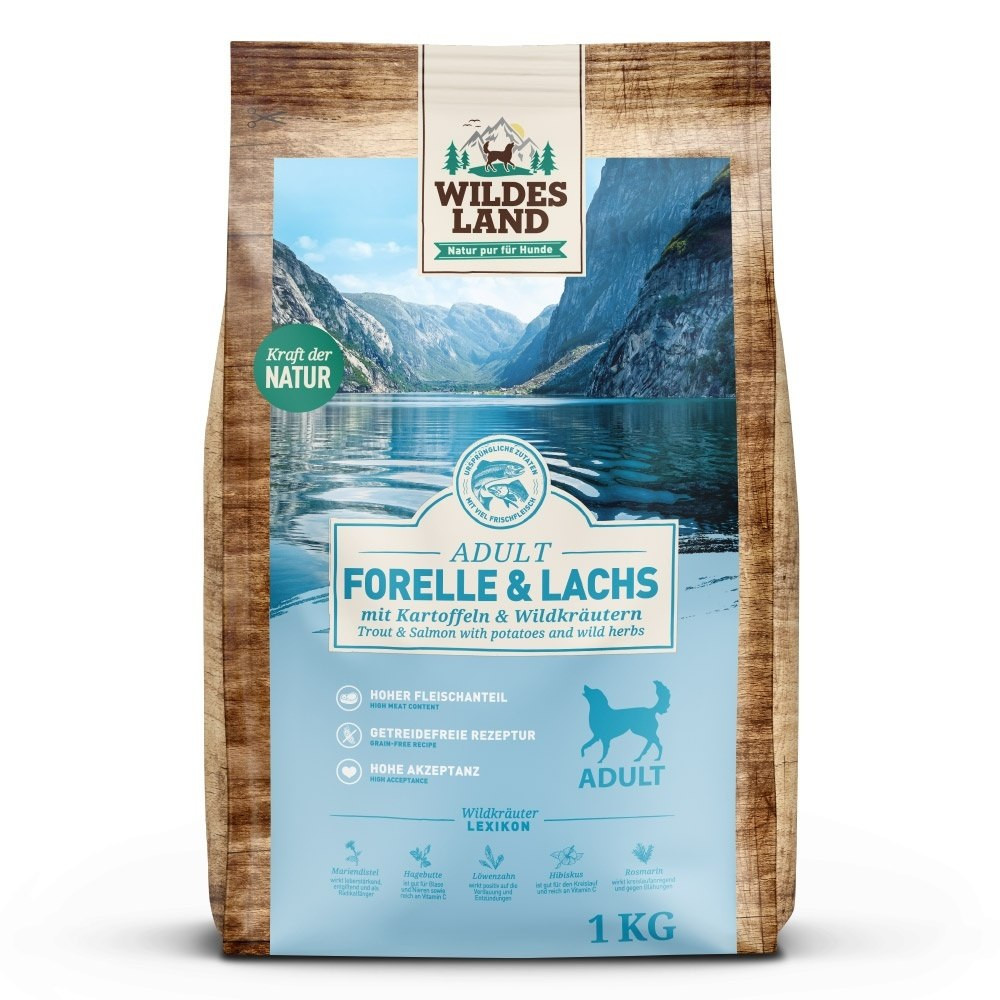 Wildes Land Dog pstrąg, łosoś adult 1 kg