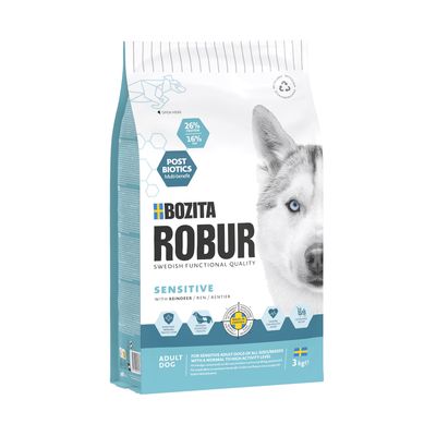 Bozita Robur Sensitive Grainfree renifer 3 kg × 2