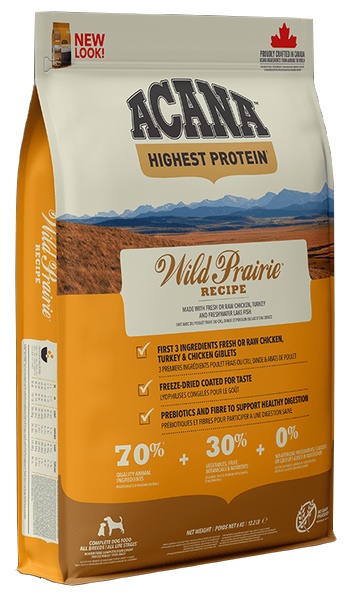 Acana Highest Protein Wild Prairie indyk, kurczak, sandacz 6 kg