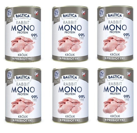 Baltica królik 400 g × 6