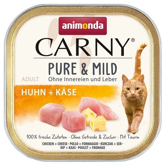 Animonda Carny Pure & Mild kurczak, ser adult 100 g