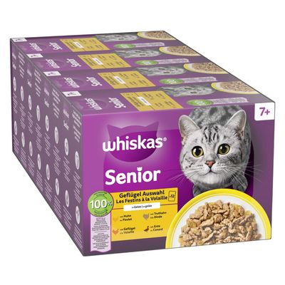 Whiskas mix smaków w sosie senior 85 g × 144