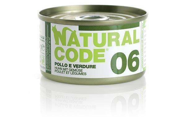 Natural Code kurczak z warzywami w sosie adult 85 g