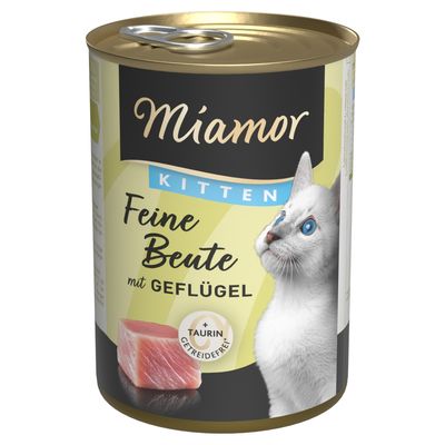 Miamor Feine Beute drób kawałki kitten 400 g × 24