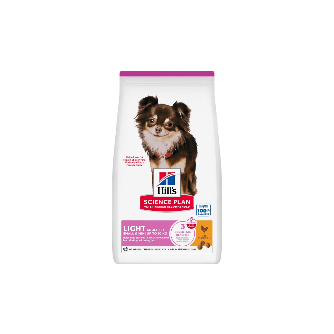 Hill's Science Plan Light kurczak adult małe rasy 1,5 kg