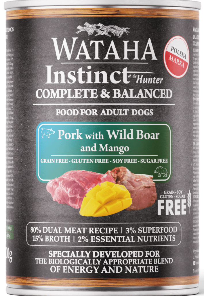 Wataha Instinct dzik, wieprzowina adult 400 g