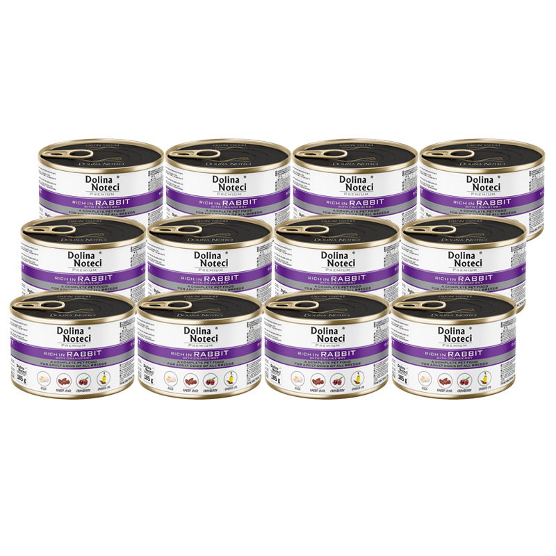 Dolina Noteci Premium królik adult 185 g × 12