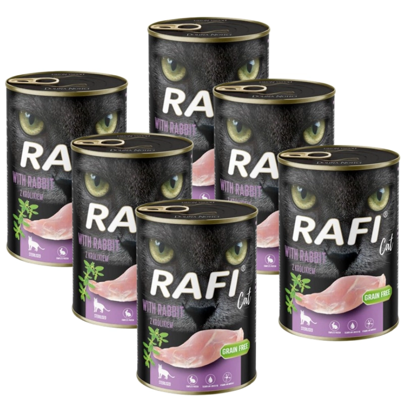 Rafi Sterilised królik adult 400 g × 6