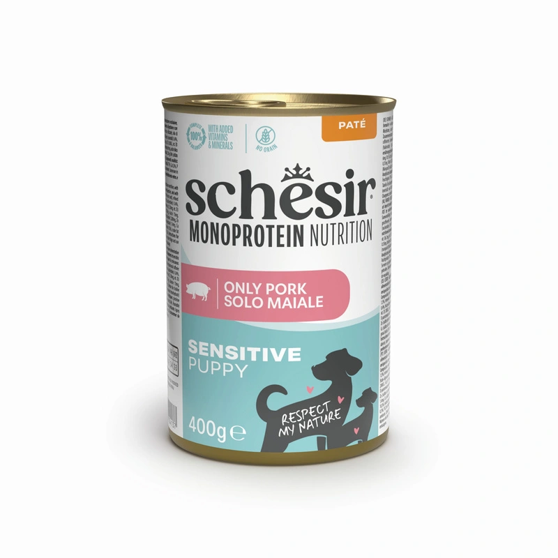 Schesir Monoprotein Nutrition Sensitive wieprzowina puppy 400 g