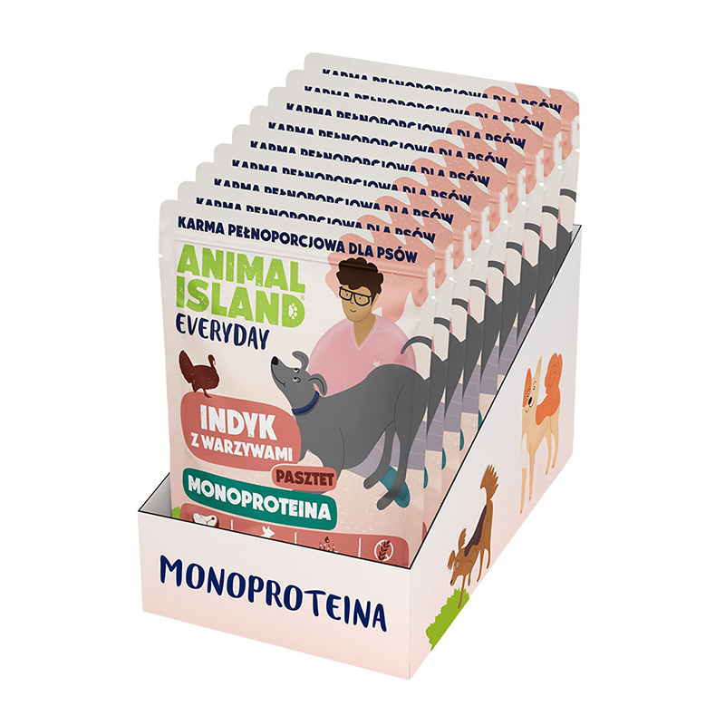 Animal Island Everyday Mono indyk adult 300 g × 9