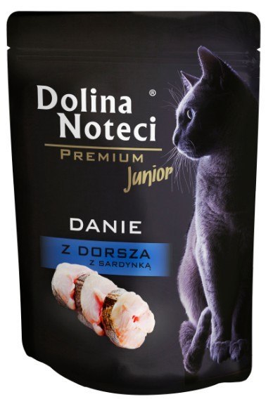 Dolina Noteci Premium dorsz, sardynka junior 85 g