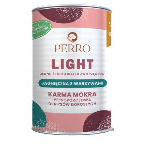 Perro Light jagnięcina adult 400 g