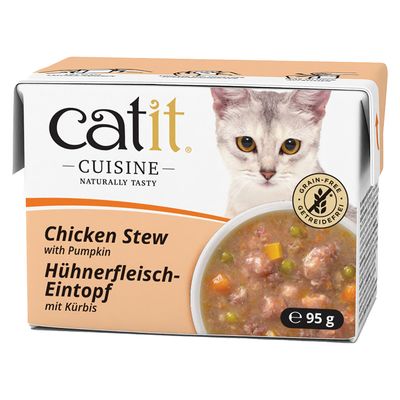 Catit Cuisine kurczak z dynią kawałki 95 g × 24