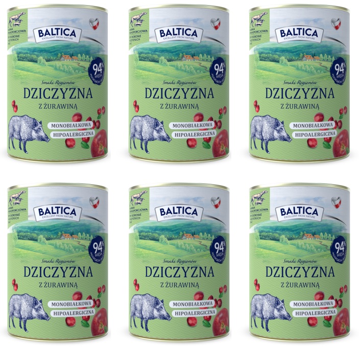 Baltica dziczyzna 400 g × 6