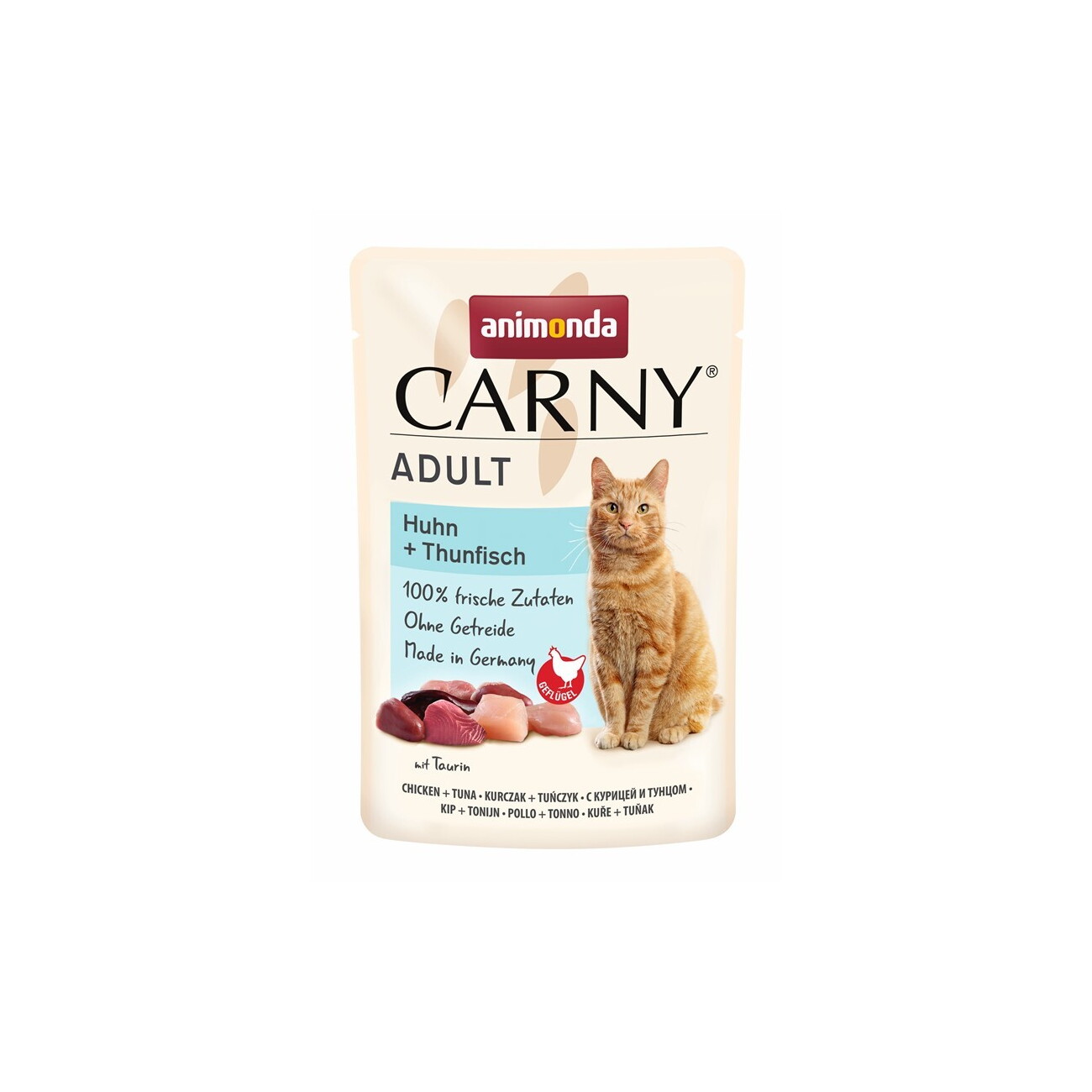 Animonda Carny kurczak, tuńczyk kawałki adult 85 g × 12
