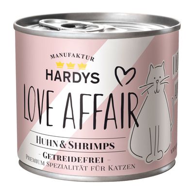 Hardys Love Affair krewetki, kurczak pasztet adult 200 g × 6